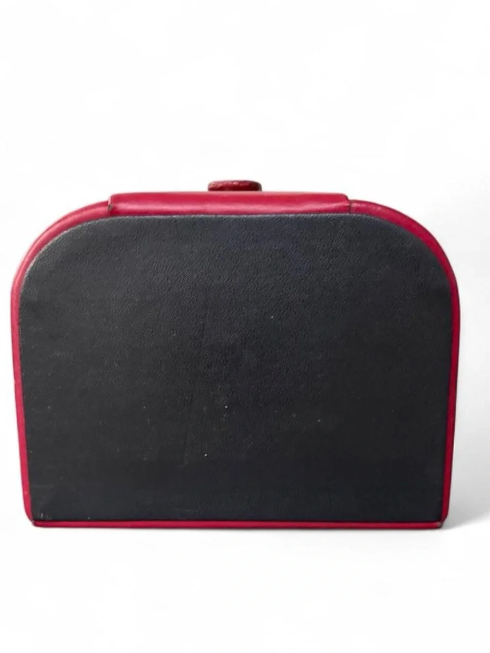 Dazzle Genuine Red Leather Mini Trunk Jewelry Box Case Travel Vanities Storage